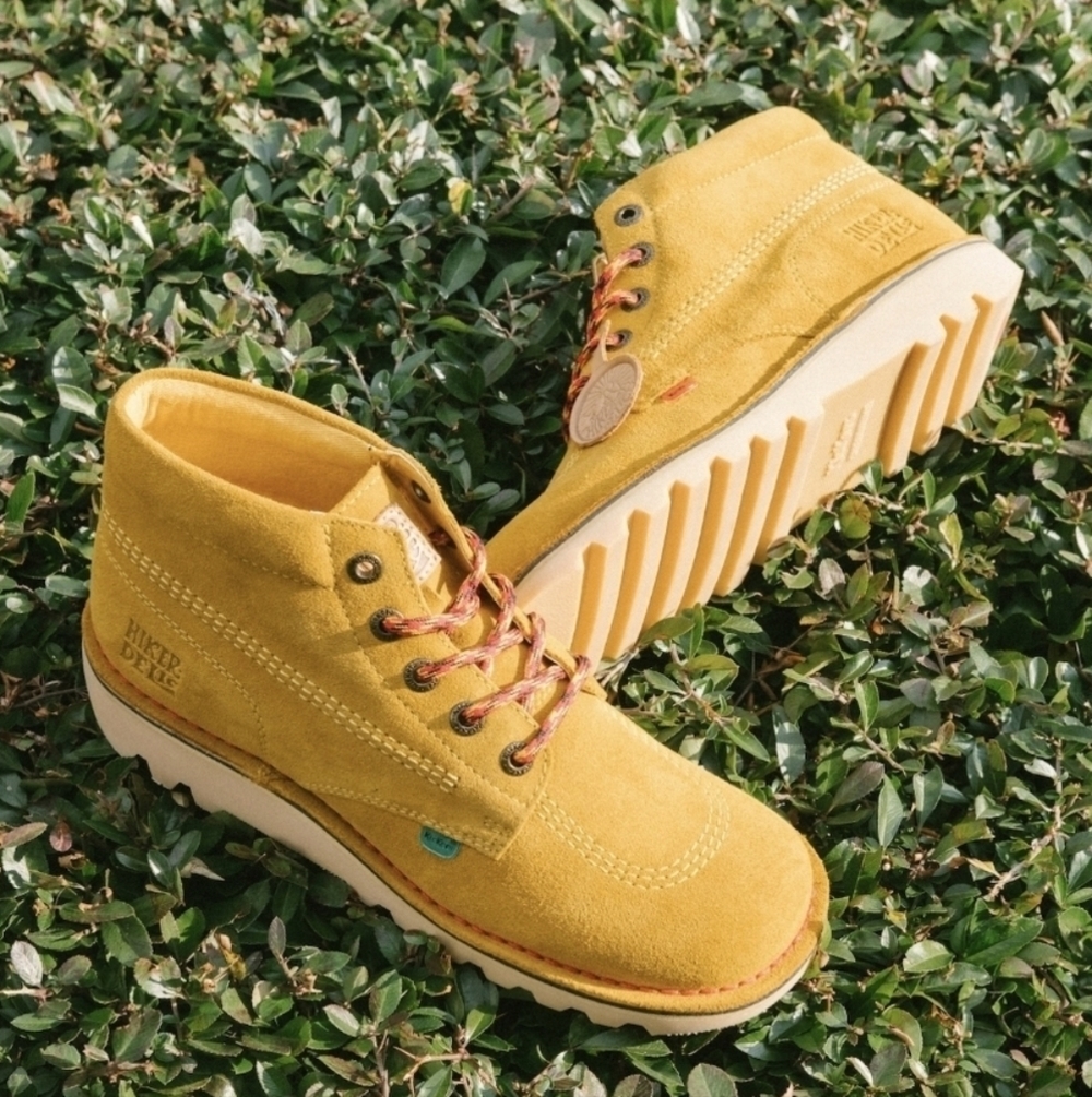Kickers x Hikerdelic Tan Men's Suede Lace-up Hiking Boots (Size EU 41/US 8) - Picture 2 of 14